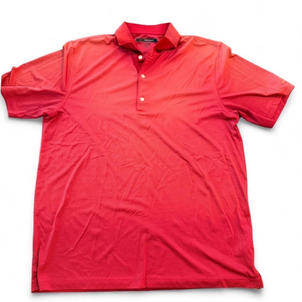 Greg Norman Collection Vibrant Red Polo Shirt XL